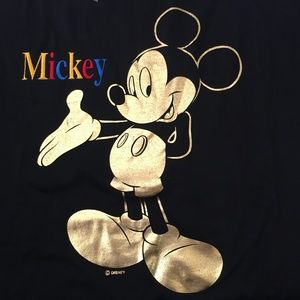 Golden Mickey Mouse Velva Sheen X-Large XL